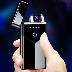 Sleek Electric Arc Lighter With Flip Up Cap And USB Charger 3