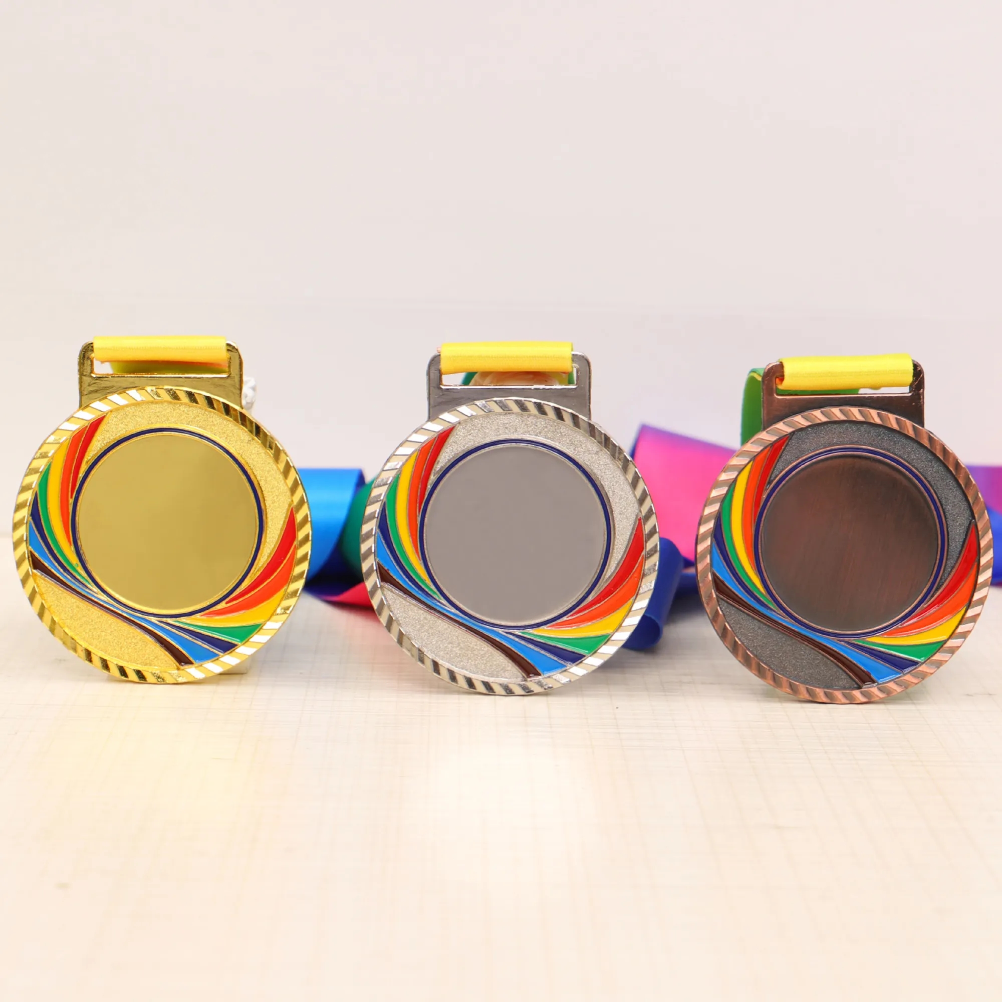 Custom Sports Medal - Marathon Award Badge with Logo 6