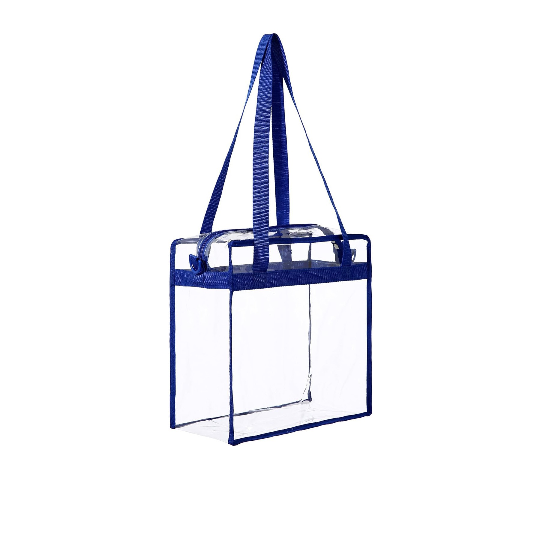 Clear Shoulder Bag with Zipper Closure 7