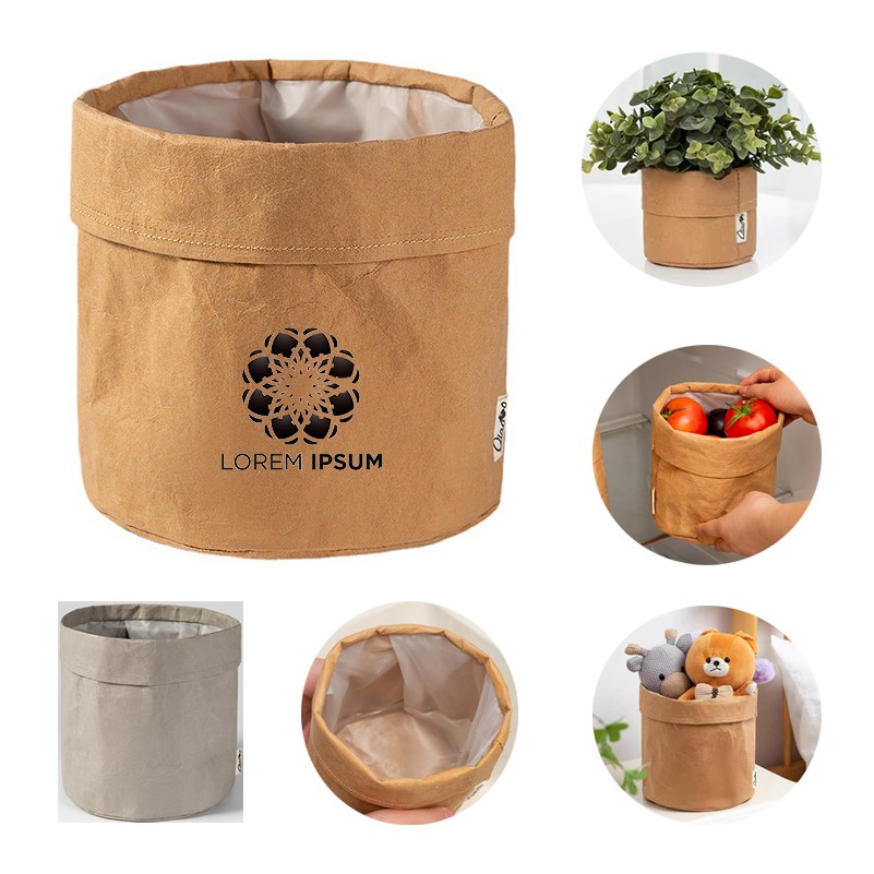 Reusable Kraft Paper Storage Washable Bags 3