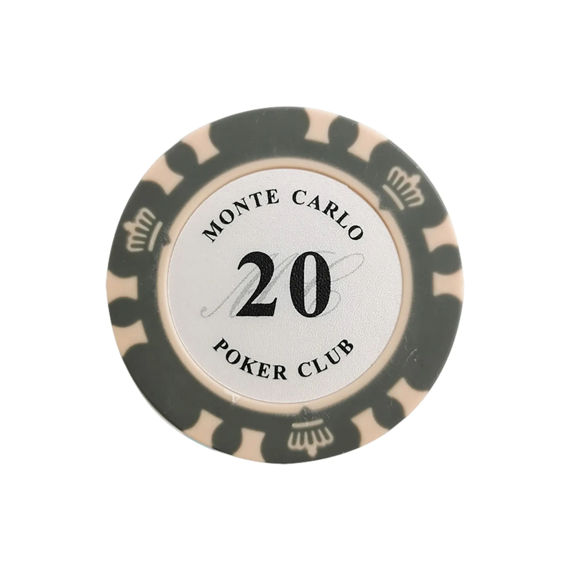 Clay Composite Crown Poker Chip Durable 2