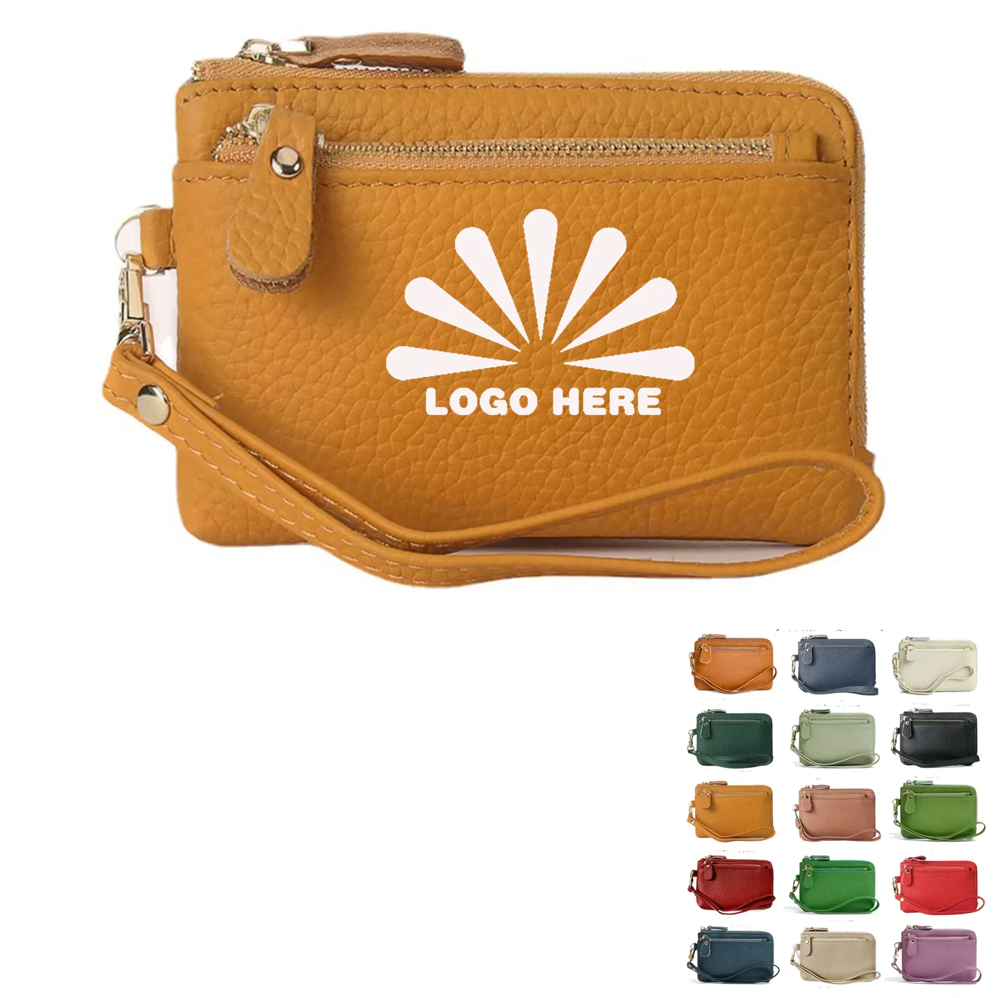 Genuine Leather Women's Wallet With Customizable Logo 3