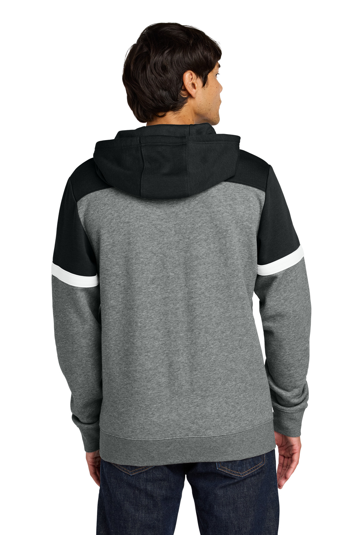 Sport-Tek Drive Fleece Colorblock Hoodie STF205 6