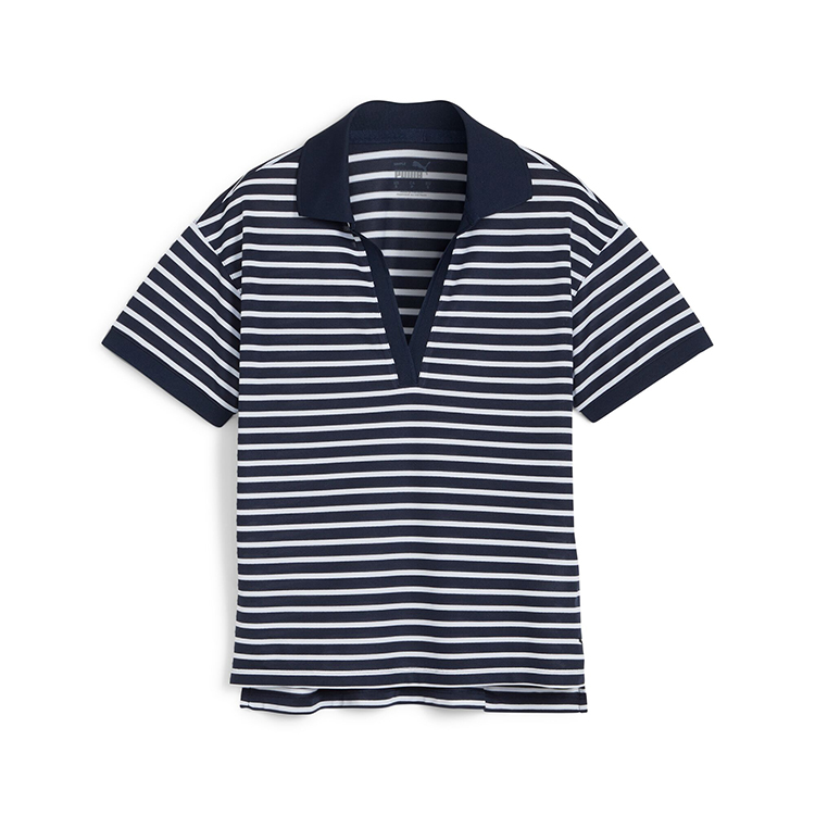 Puma Ladies Everyday Stripe Pique Top 6