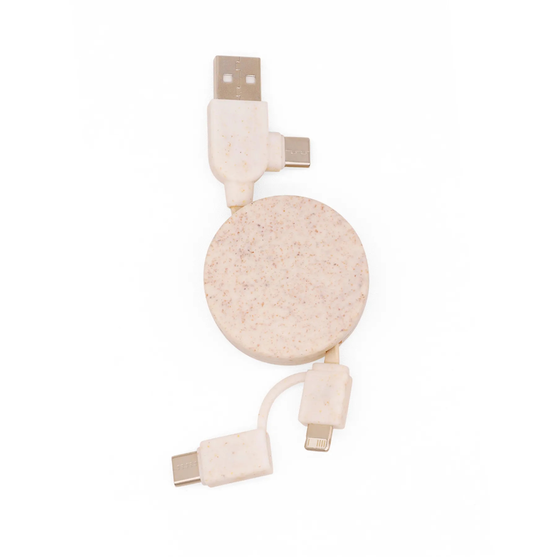 Straw Degradable Telescopic Data Cable 4