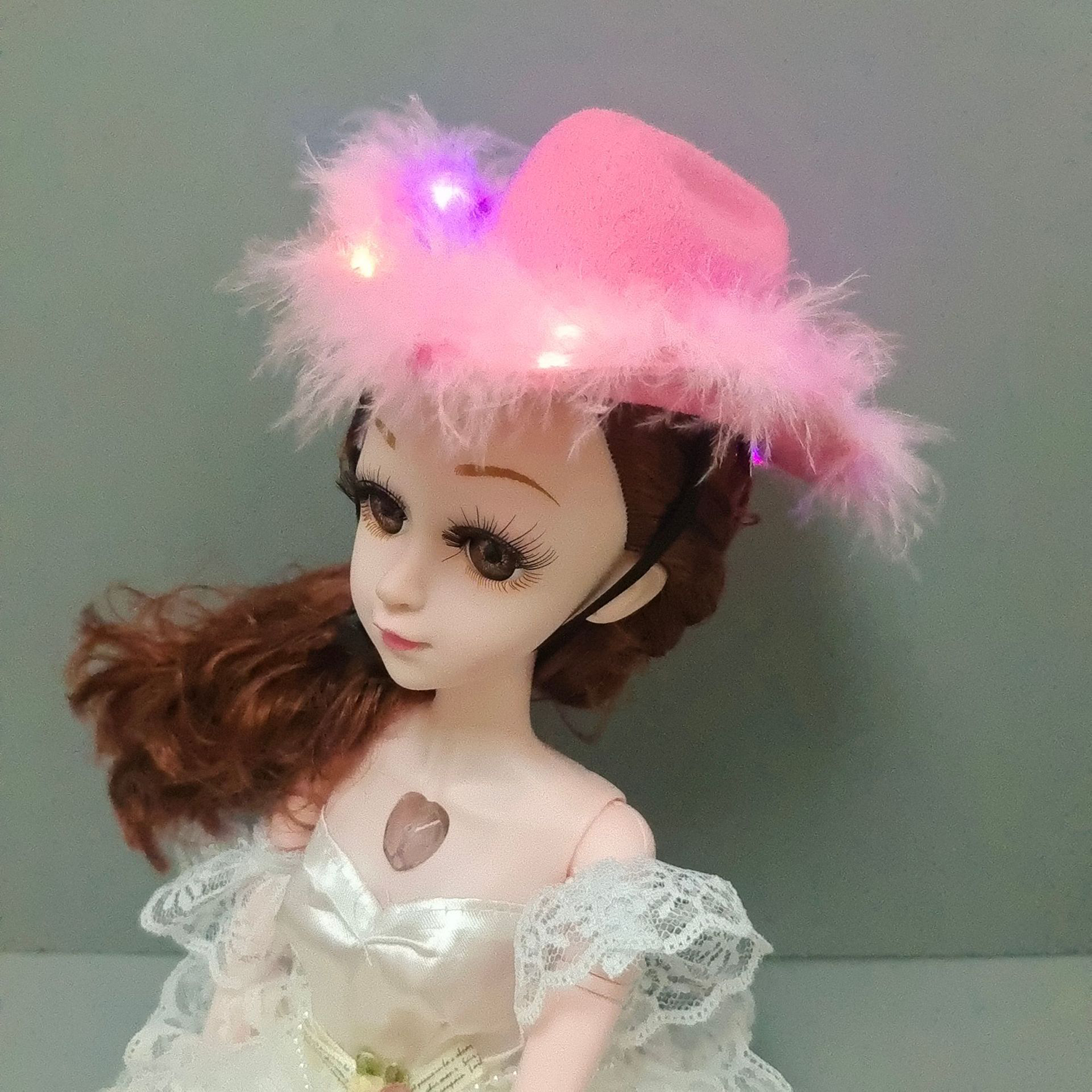 Mini Western Cowboy Cowgirl Miniature Cute Doll Hat 4