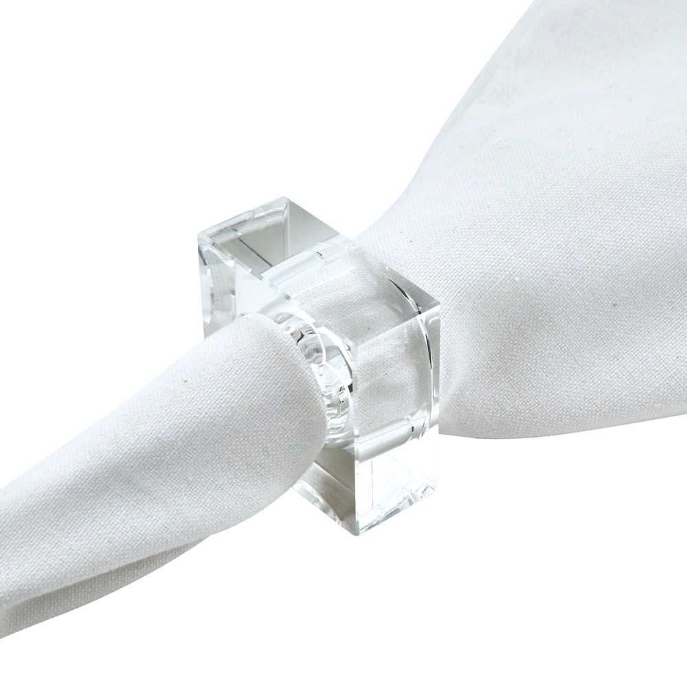 Crystal Napkin Ring-Square 4