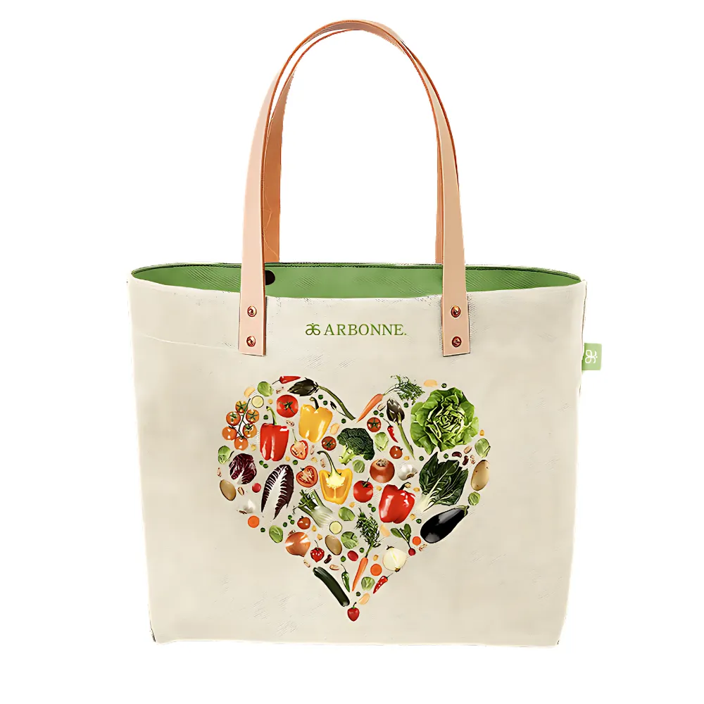 Recycled Canvas Market Tote Bag 5