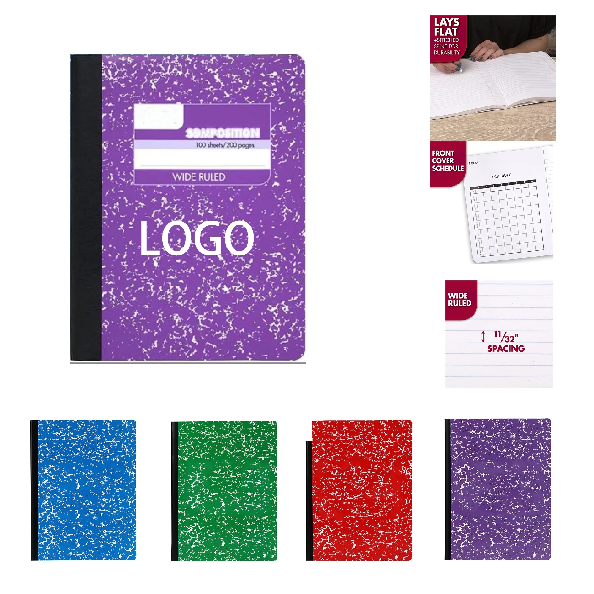 Marble Notebook 6