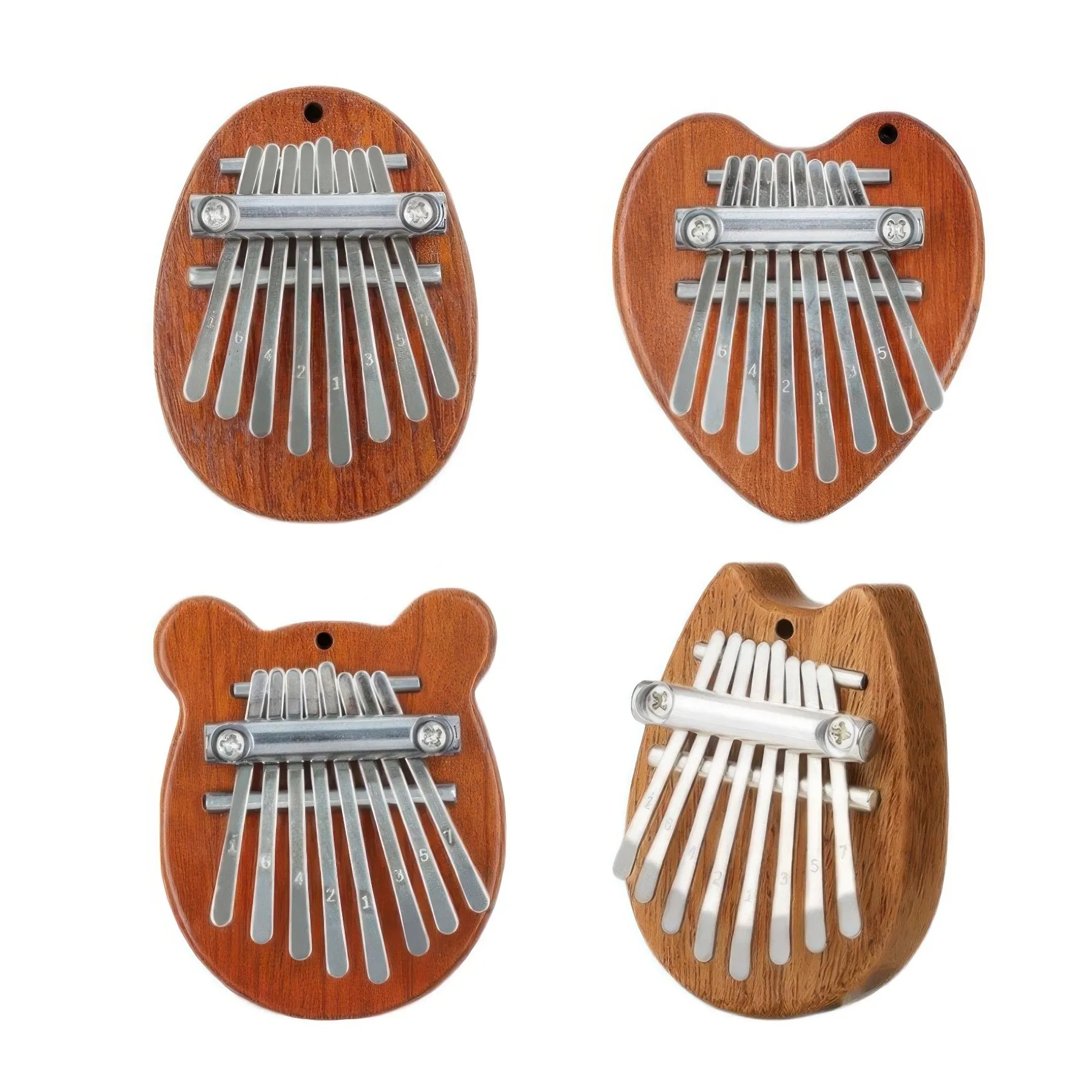 8 Key Mini Solid Wood Kalimba Finger Piano 6