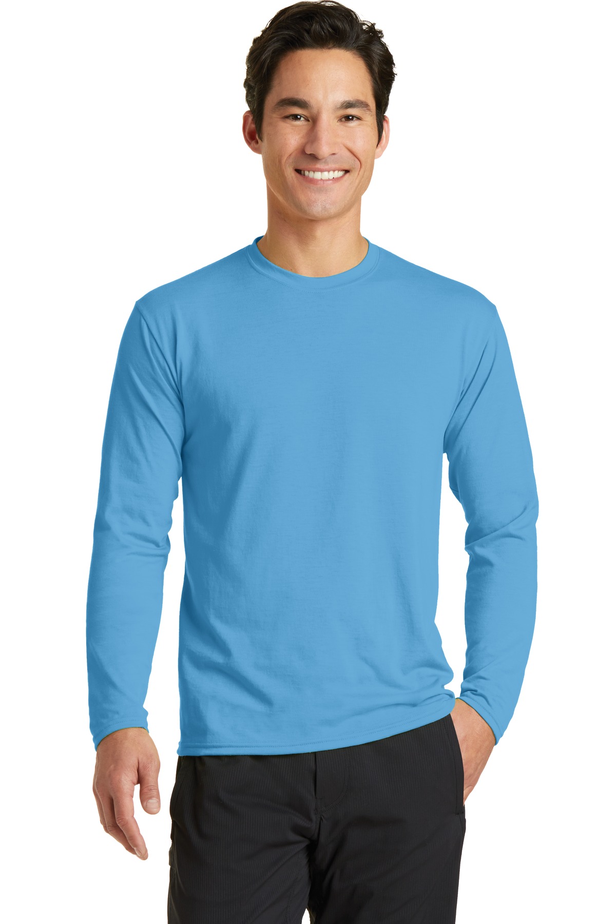 Long Sleeve Performance Blend Tee
