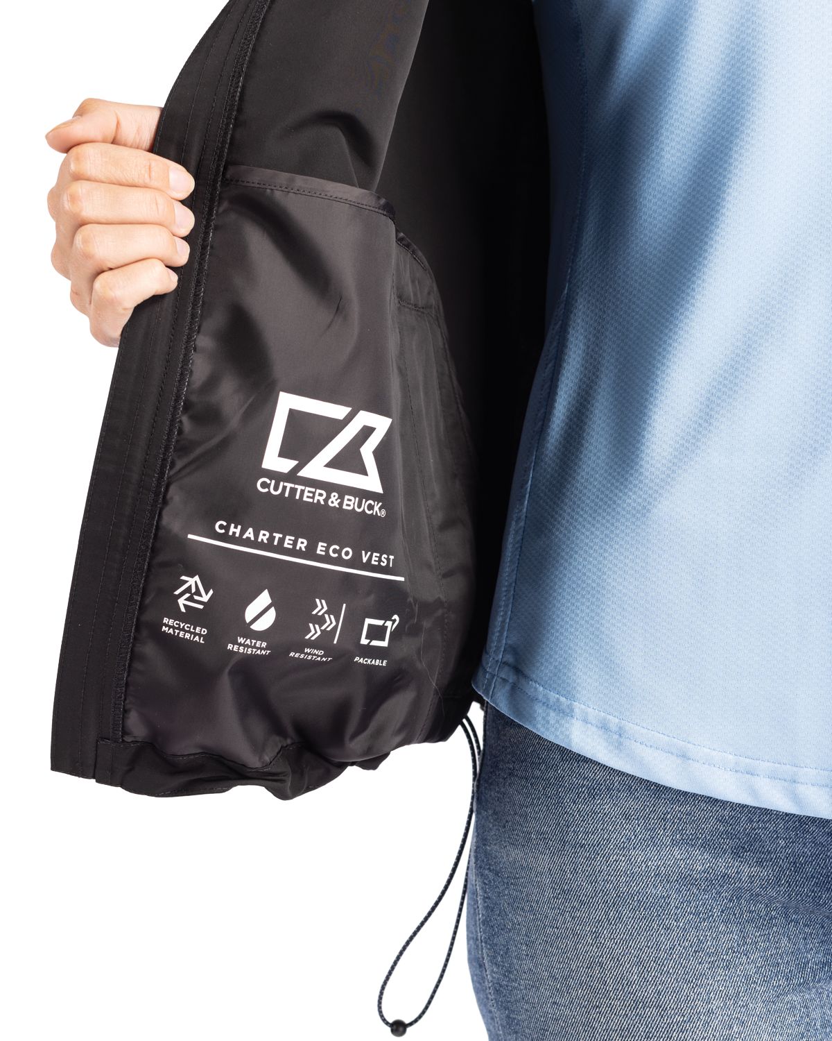 Charter Eco Recycled Full-Zip Womens Vest