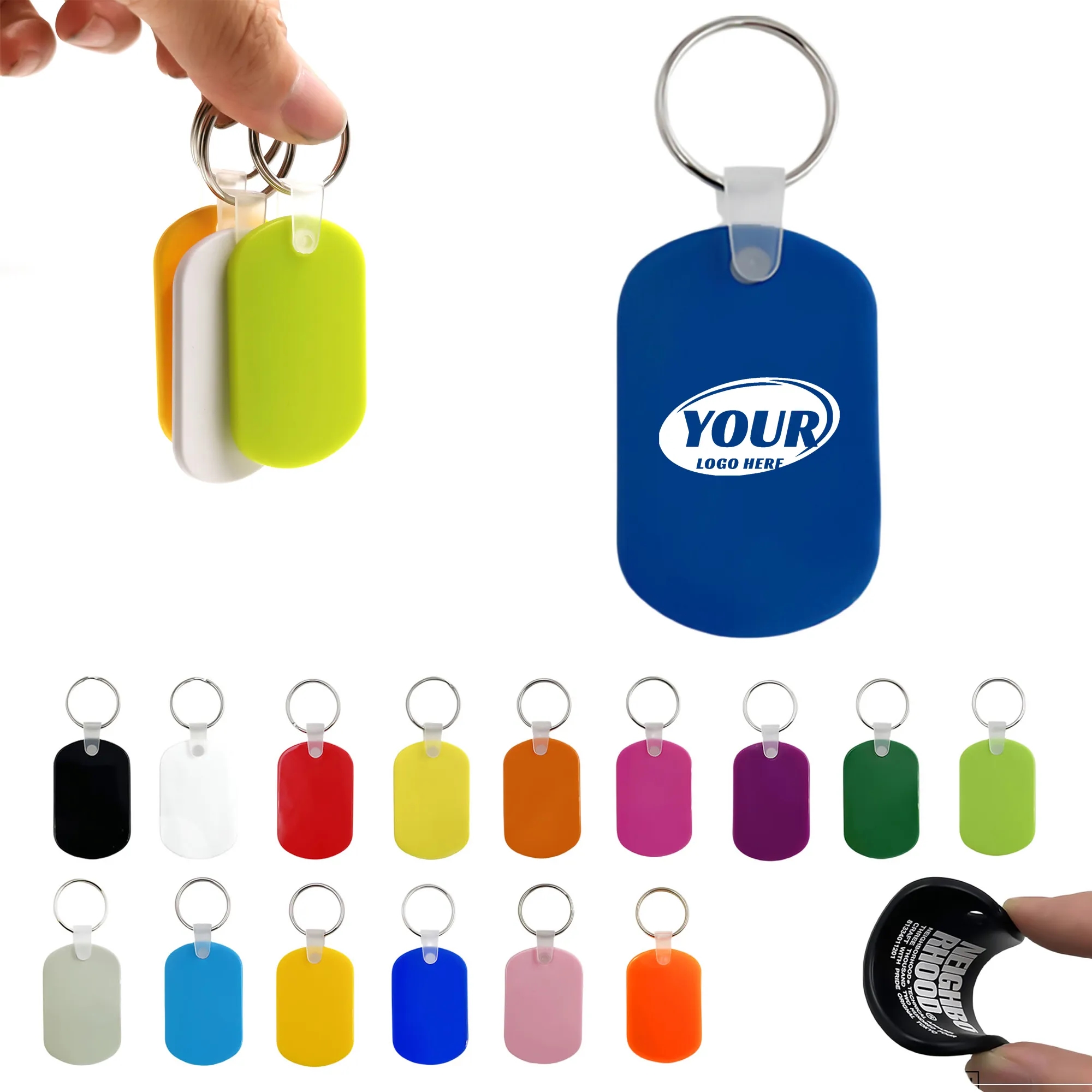 PVC Key Keychain