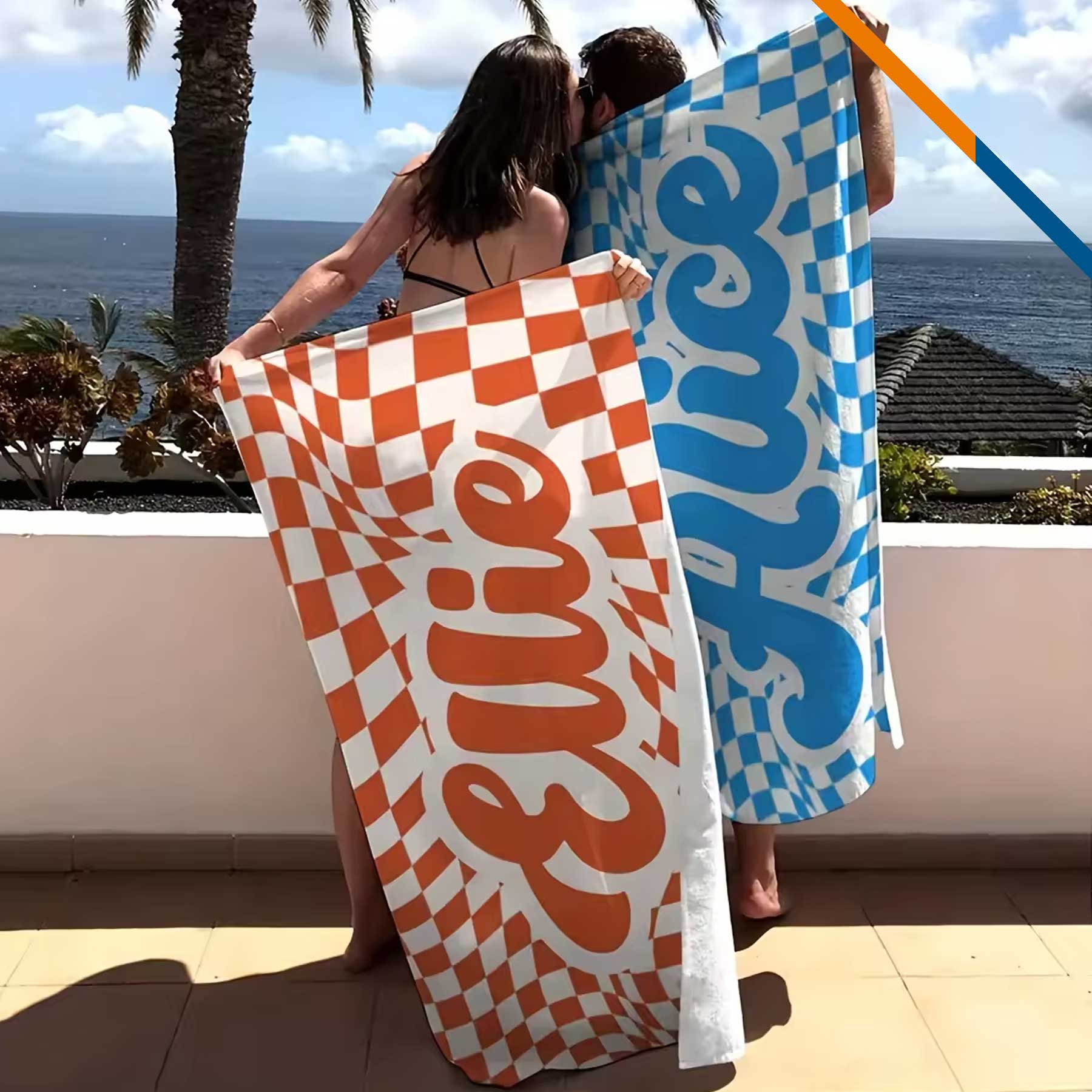 Litery Beach Towel - Style B 5