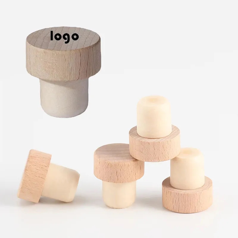 Red Wine Wooden Stopper 4