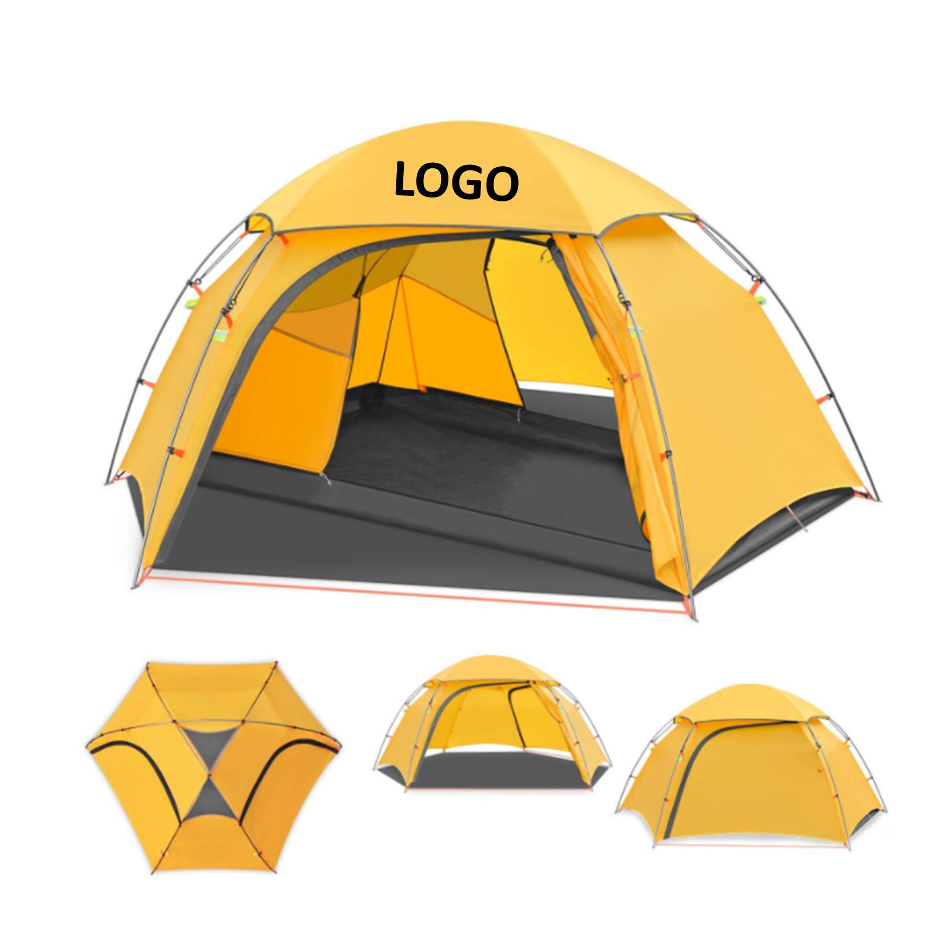 Outdoor Hiking Camping Double Tent 4