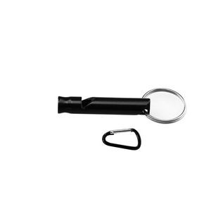 Compact Aluminum Alloy Whistle With Carabiner Attachment 14
