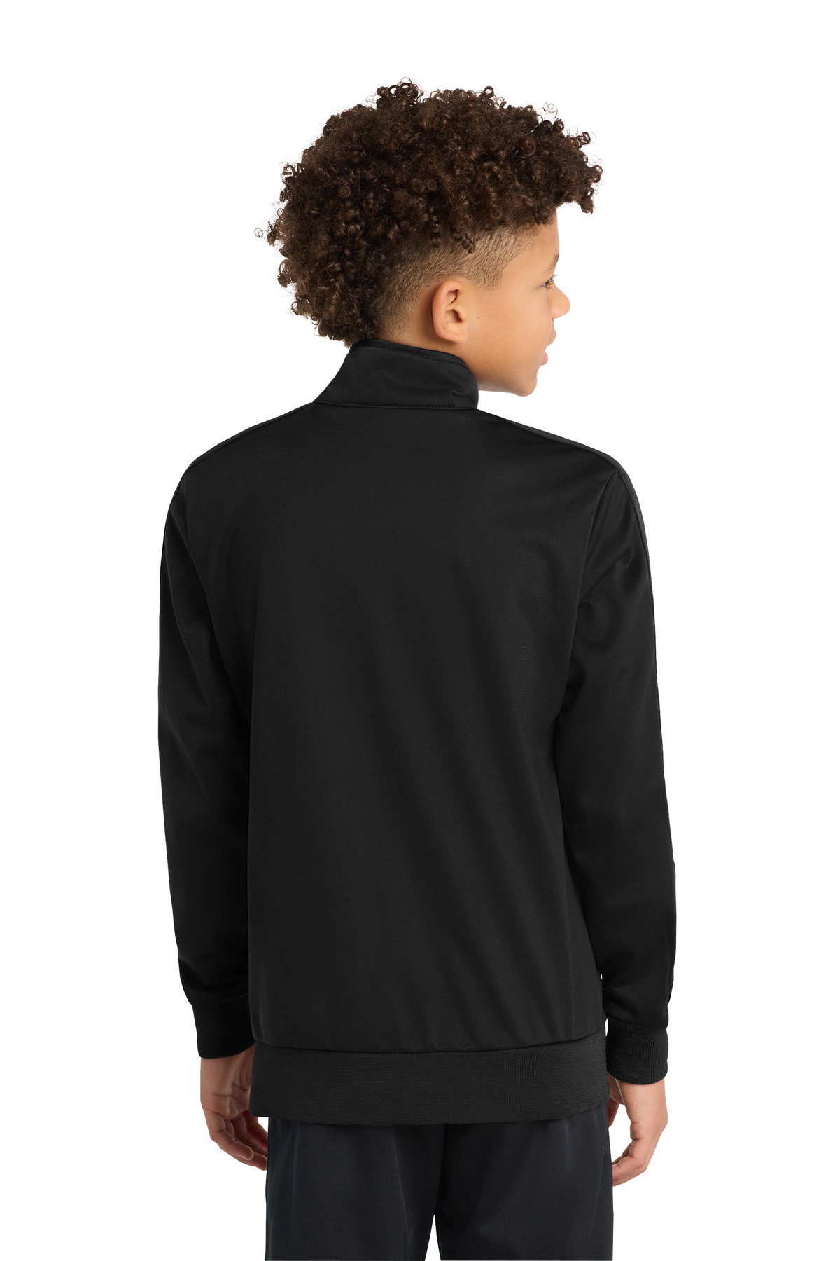 Sport-Tek Youth Tricot Sleeve Stripe Track Jacket. YST94 3