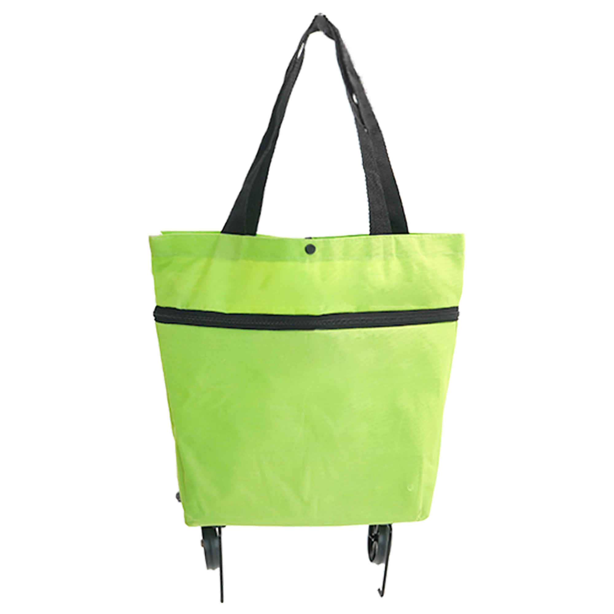 Foldable Oxford Fabric Shopping Trolley with Wheels 3