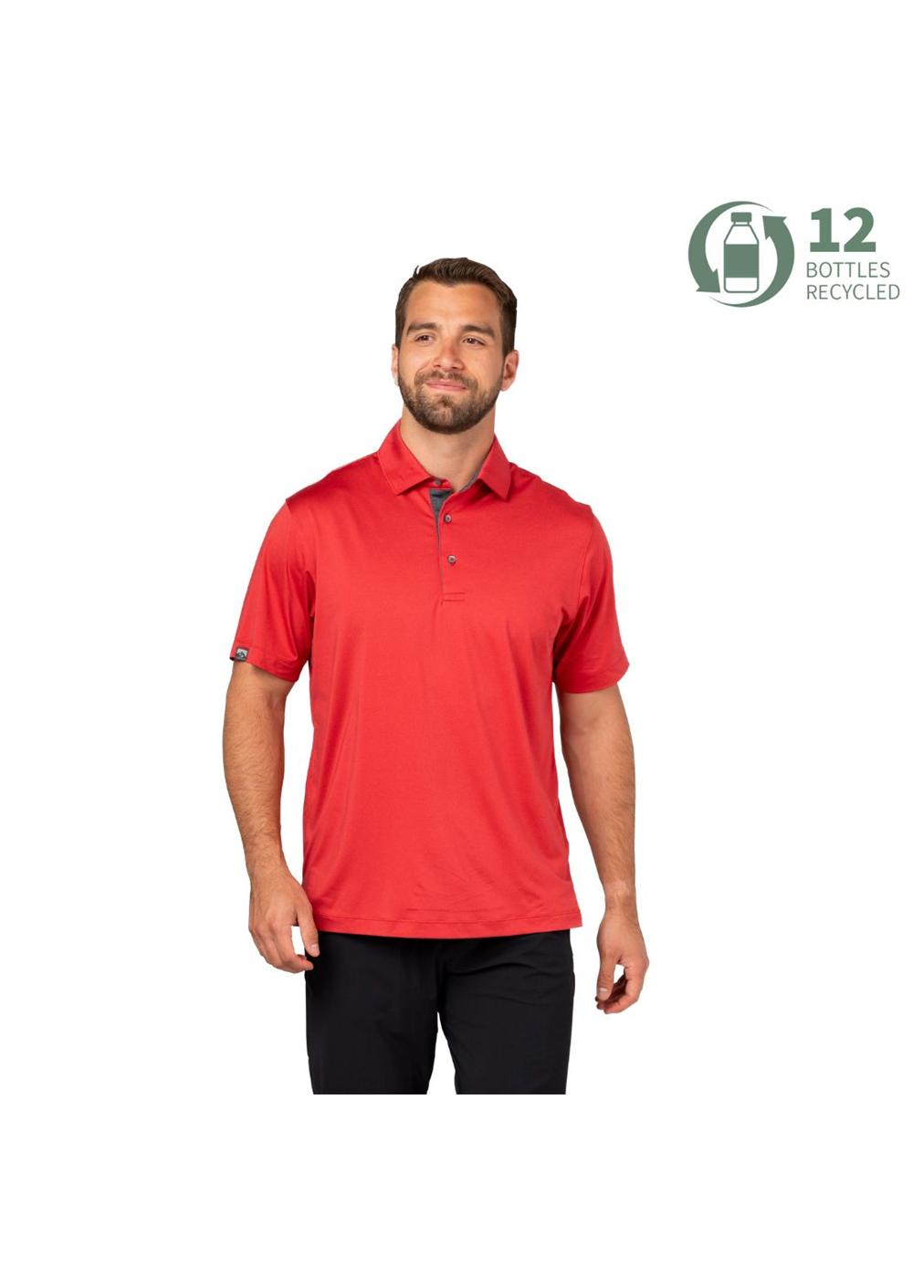 Storm Creek Men's Visionary III Solid Short Sleeve Polo 7