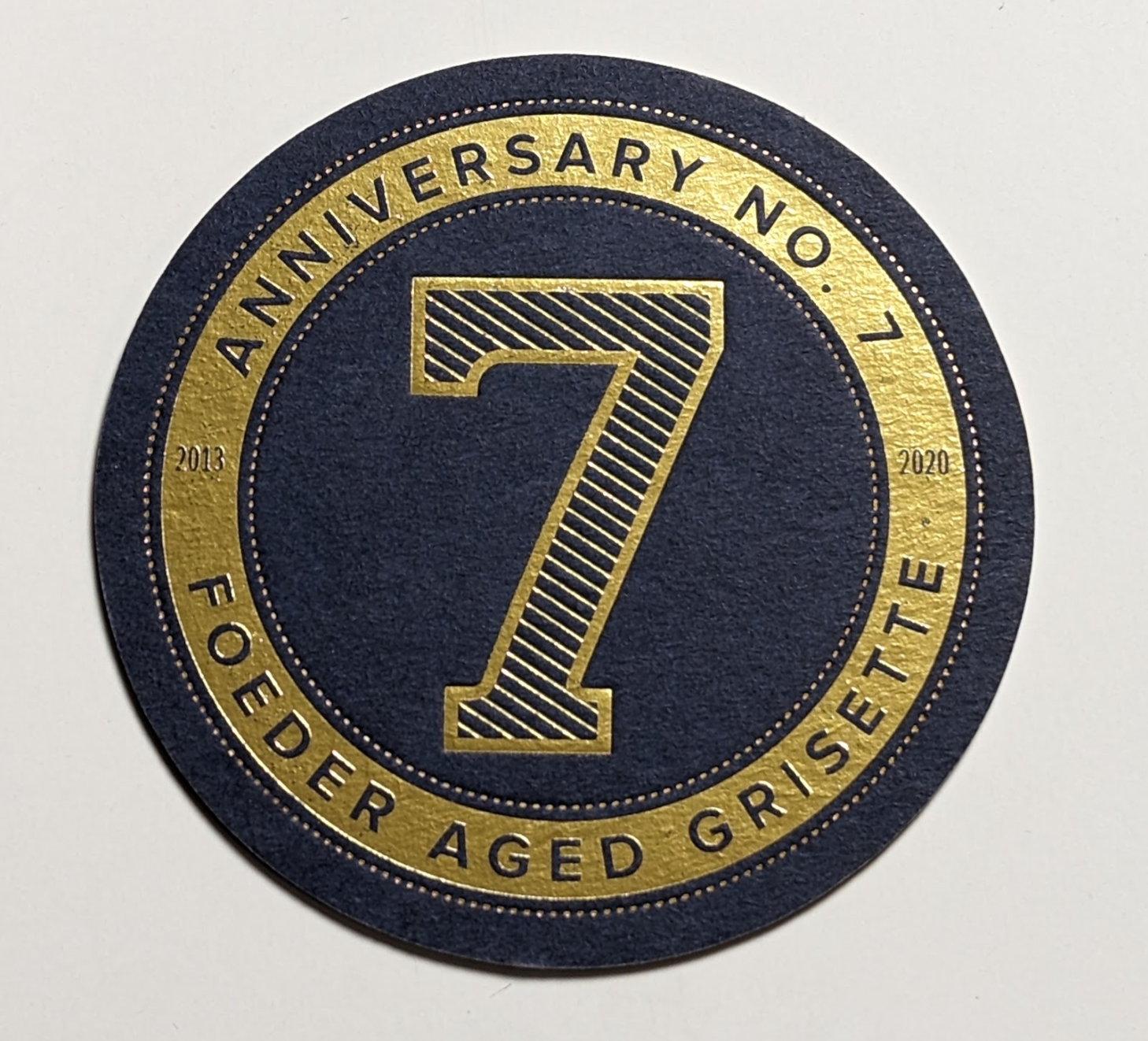 3.5" or 4" circle coasters with foil stamp 1 side Mediumweight 60pt 2