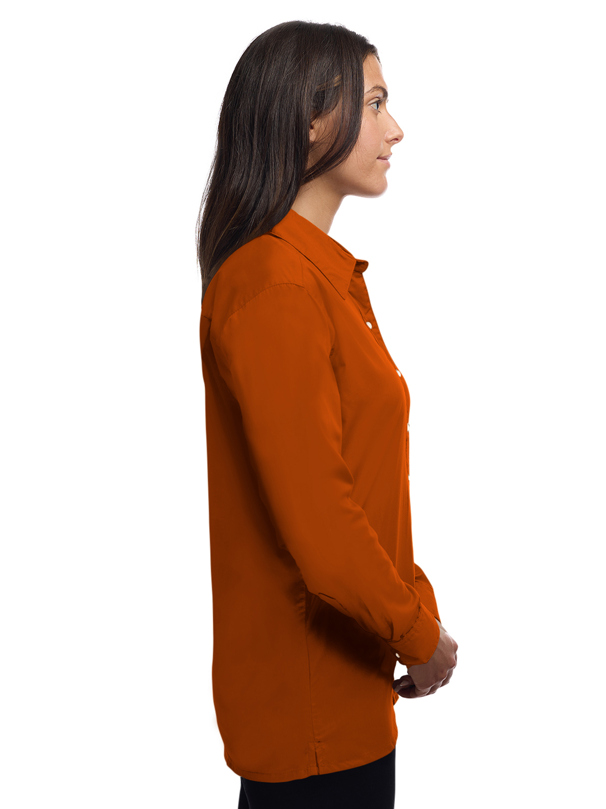 Blue Generation - Women's Pocketless Long Sleeve Superblend Poplin Shirt 54