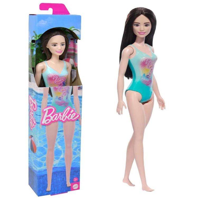 Beach Barbie - Blue Swimsuit 11" 2