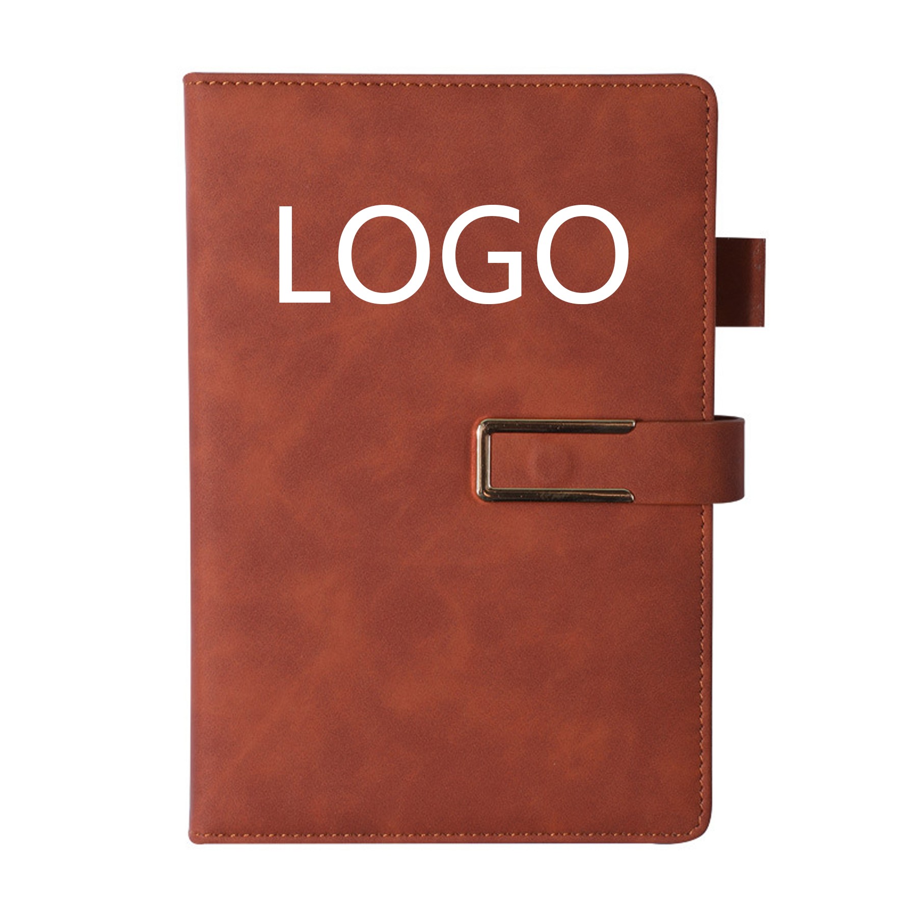 Business Notebook With Magnetic Buckle Closure