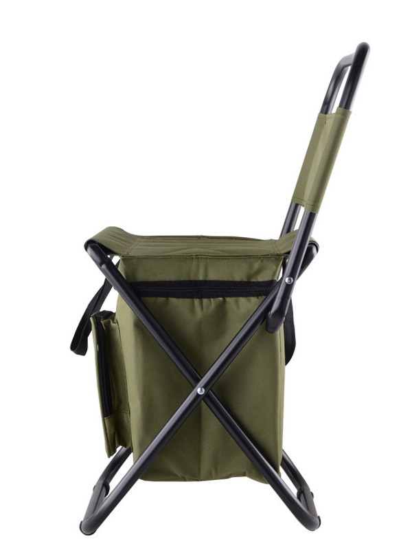 Folding Fishing Chairs with Cooler Bag 3