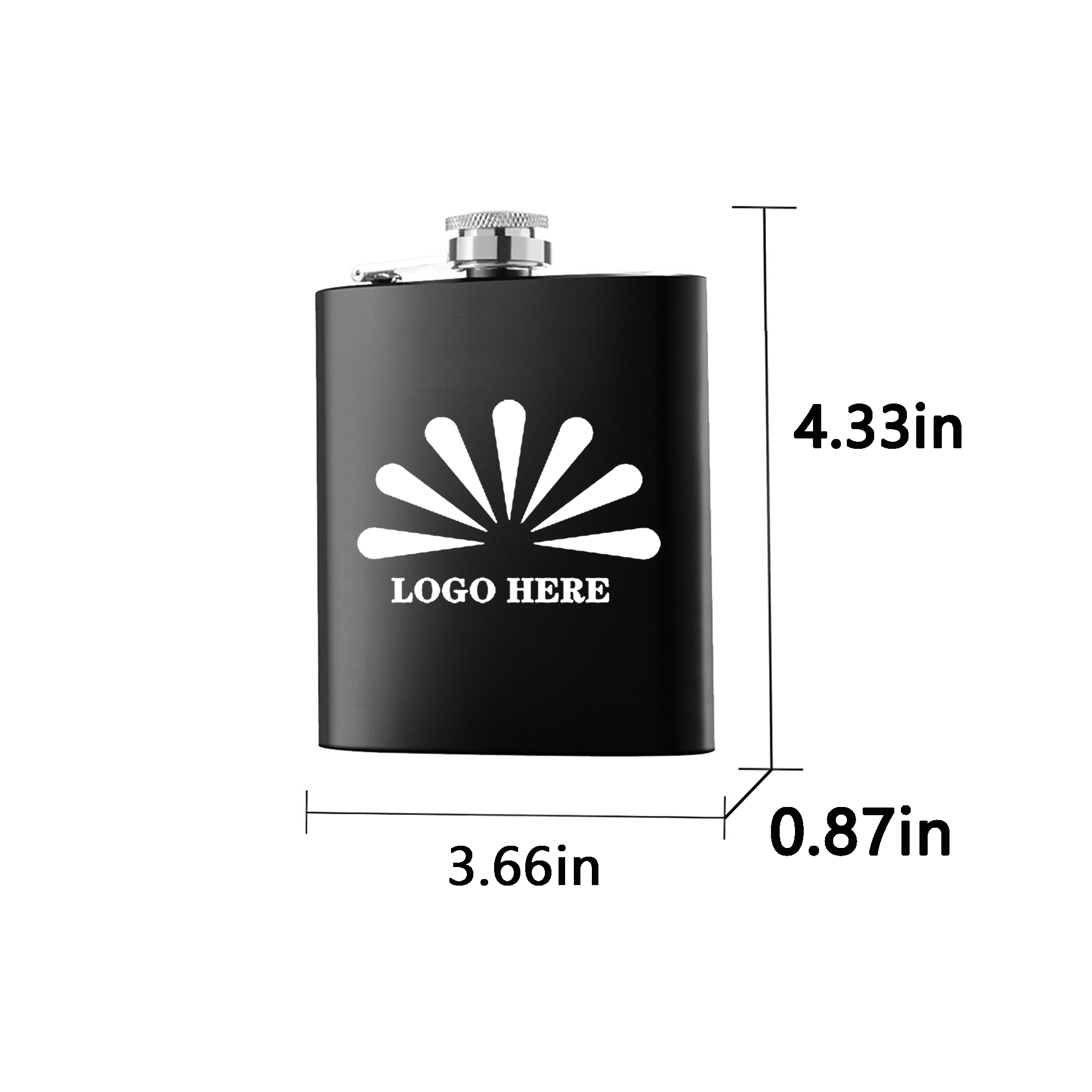 Portable Stainless Steel Liquor Flask 2