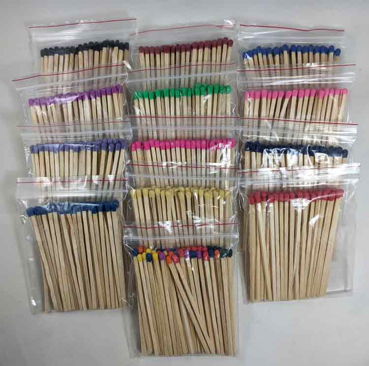 96mm (approx. 4 in.) Bulk Wooden Match Sticks - (approx.)40 ct. bags 2