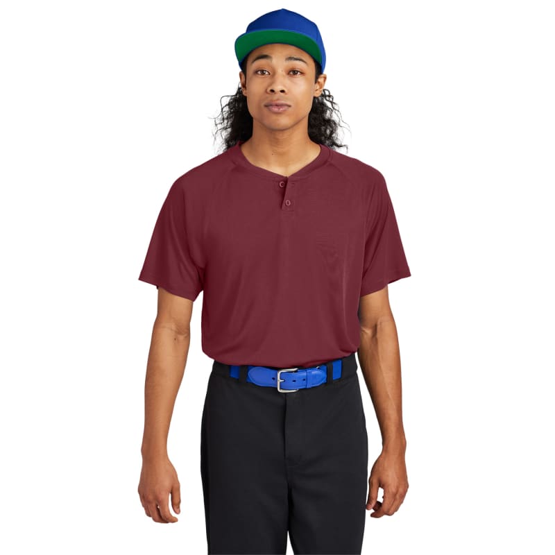 Sport-Tek PosiCharge Competitor 2-Button Henley 28