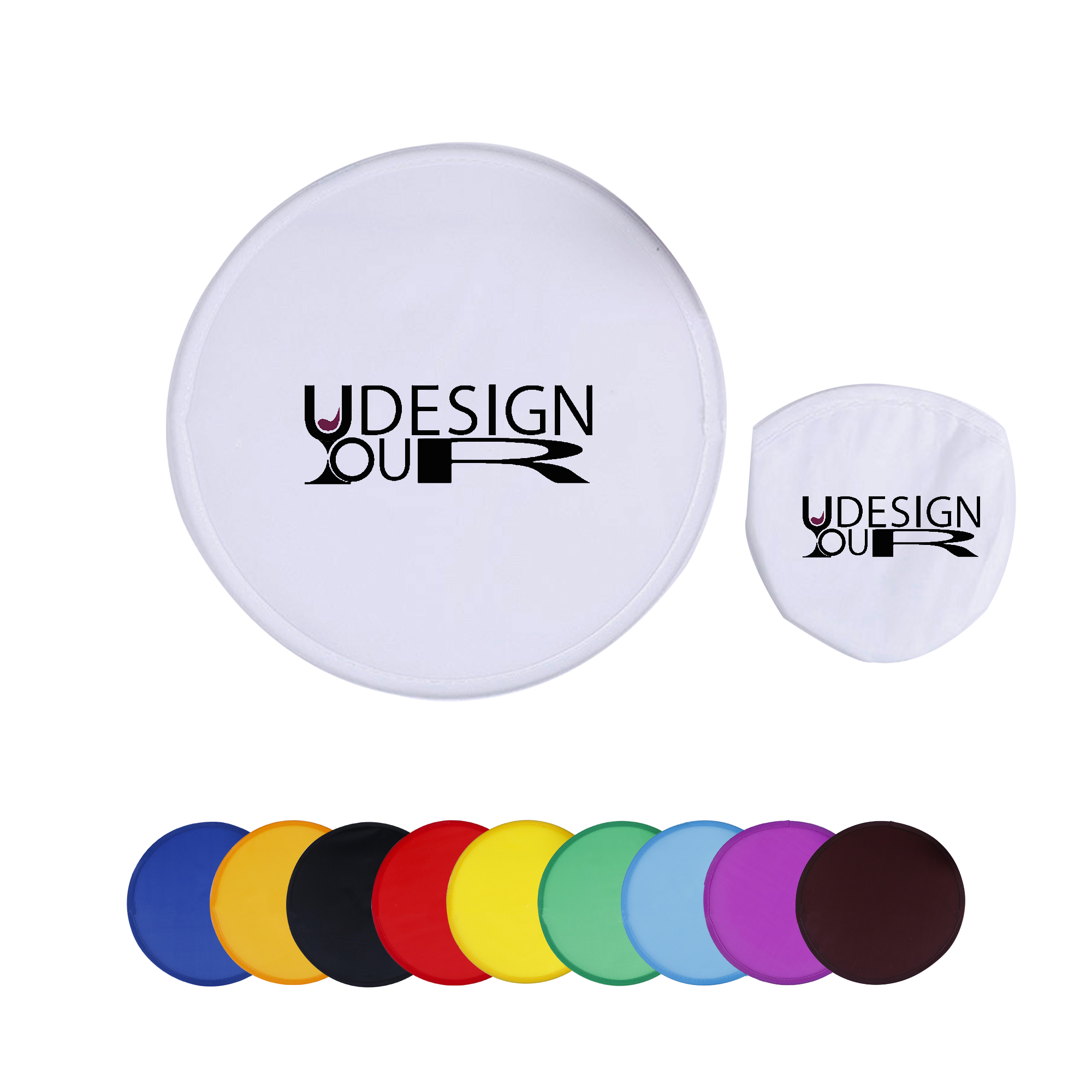Pouch Foldable Flying Disc Fans 2
