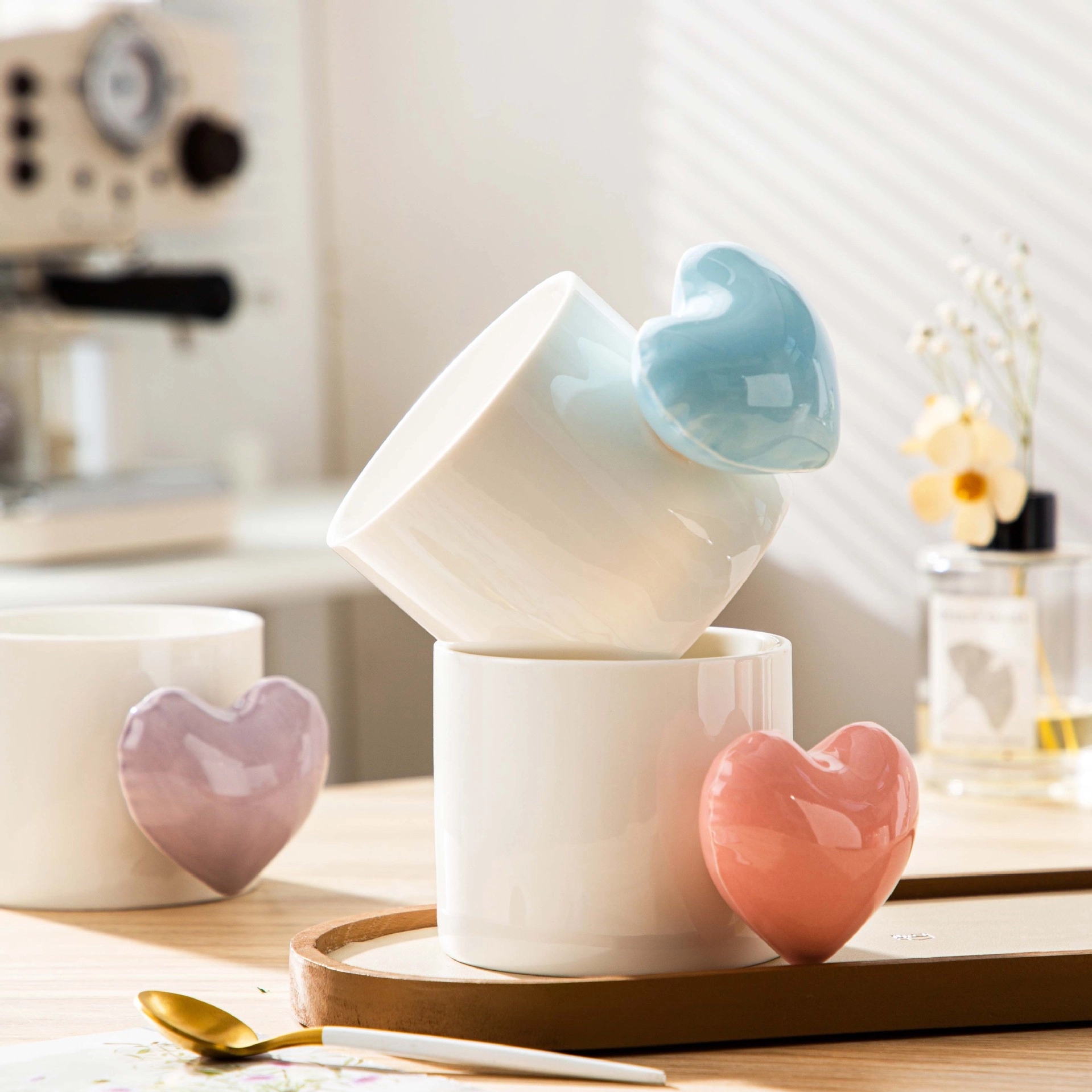 Ceramic Mug Souvenirs & Water Cup Three-Dimensional Love 5