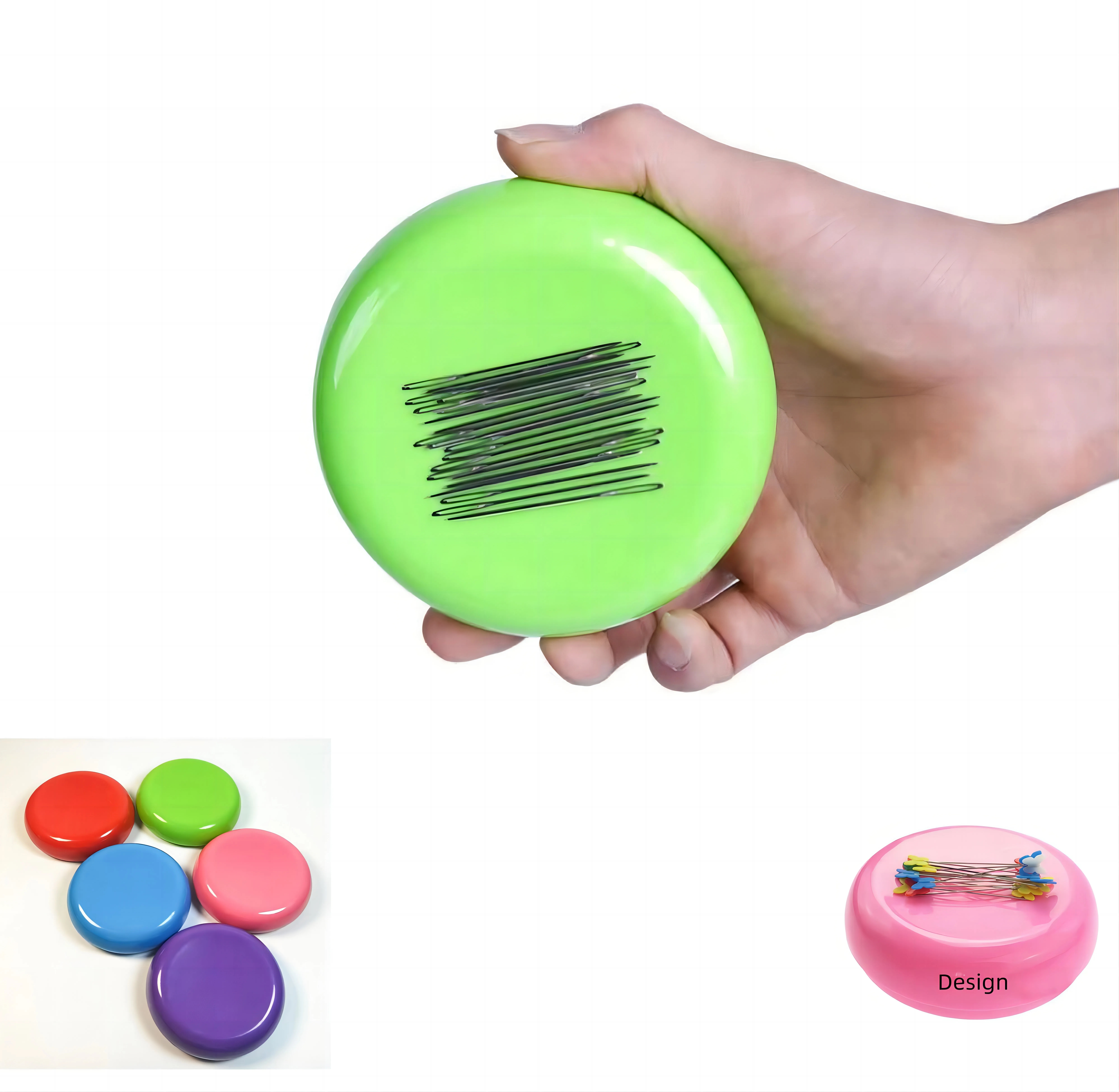 Magnet Needle Box /Magnetic Pin Cushion MOQ 50PCS 2