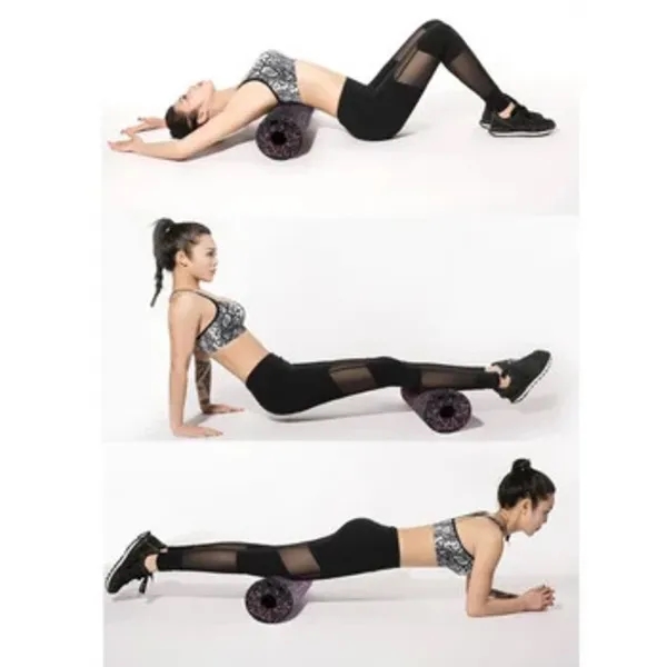 Black 30 x 15CM EPP Pilates Foam Roller 2