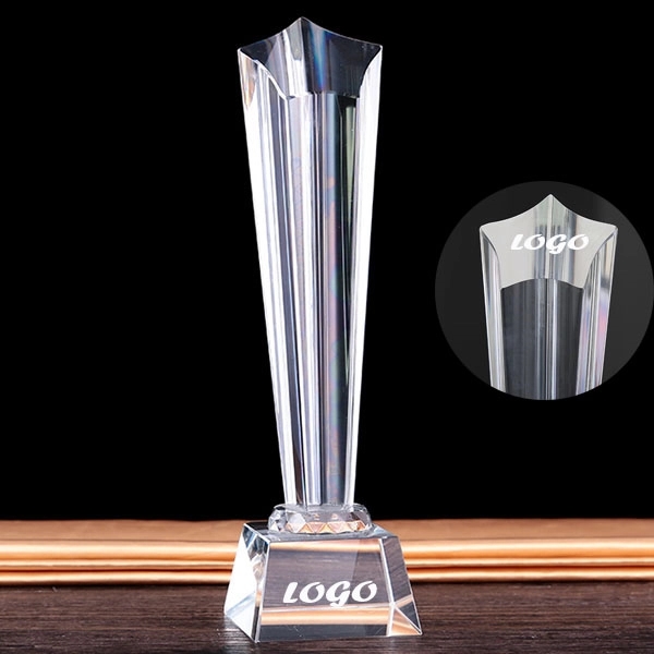 Crystal Star Pillar Trophy Awards 5