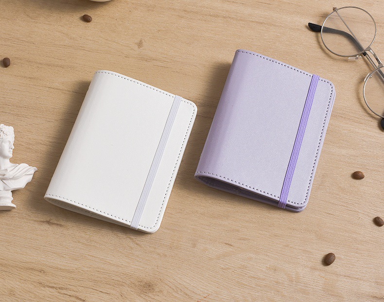 Durable leather binder with D-rings 3