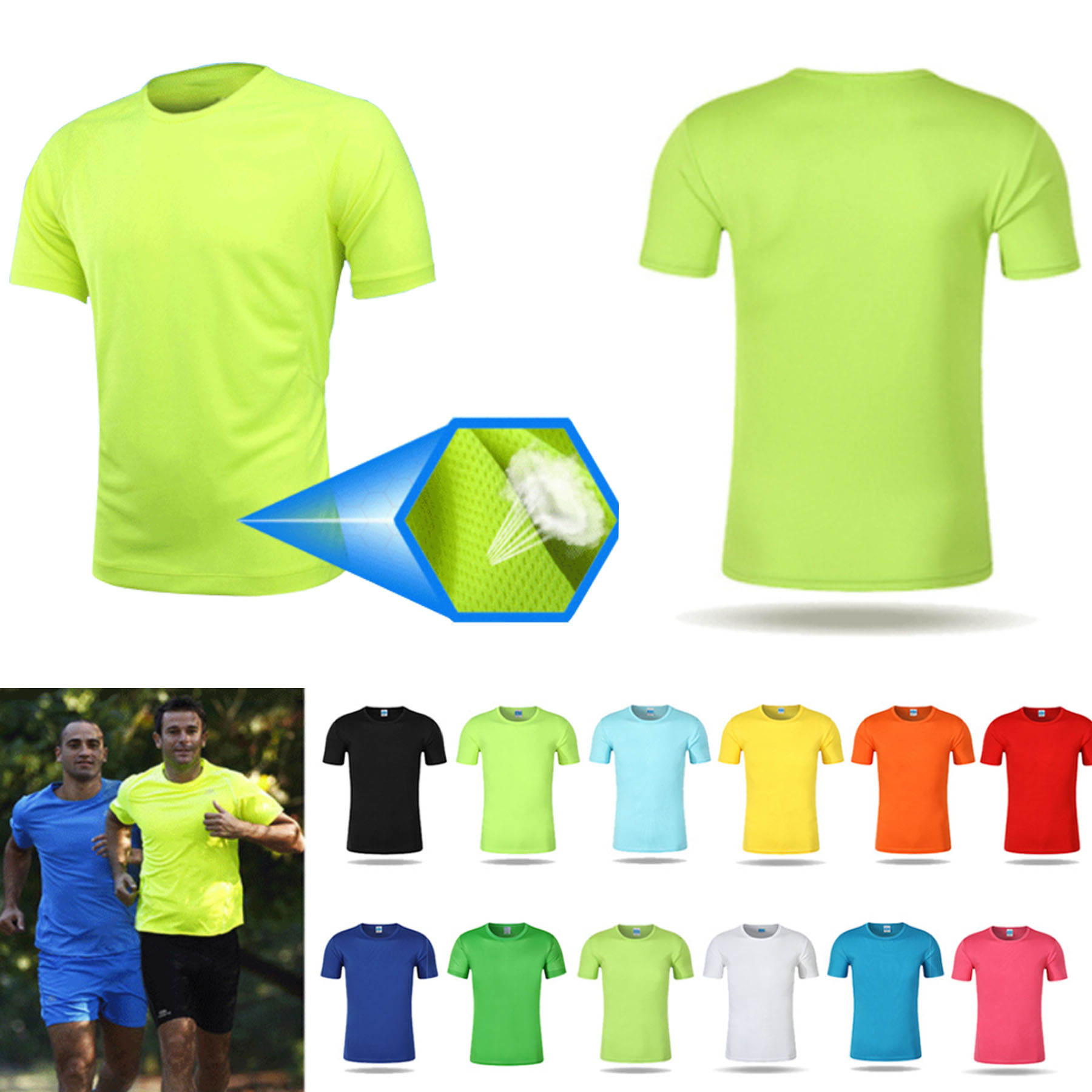 Quick-Drying Short Sleeve T-Shirt 1