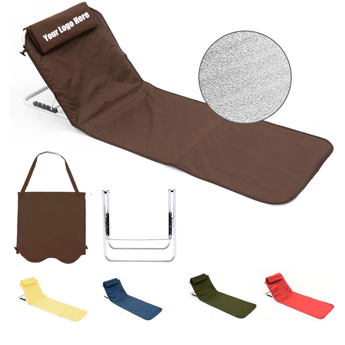 Portable Beach Mat Lounge Chair 8