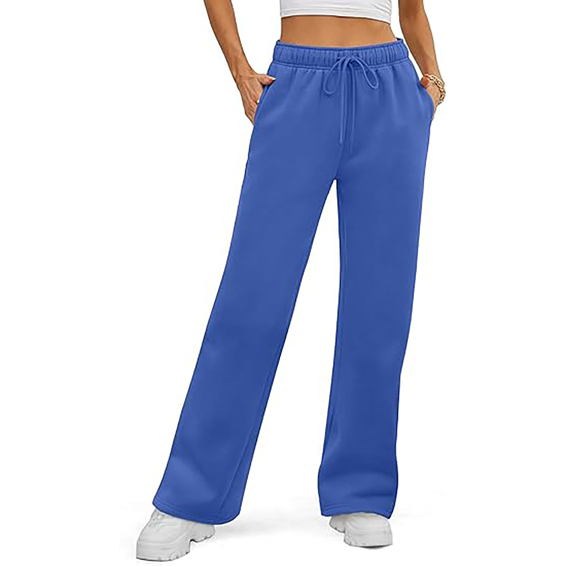 Women's Loose Fleece Sweatpants 17