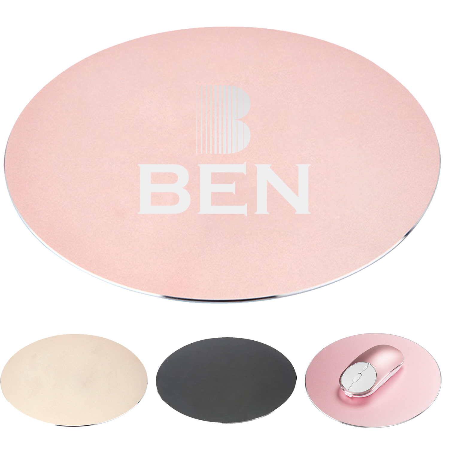Non-slip Aluminum Alloy Mouse Pad 9