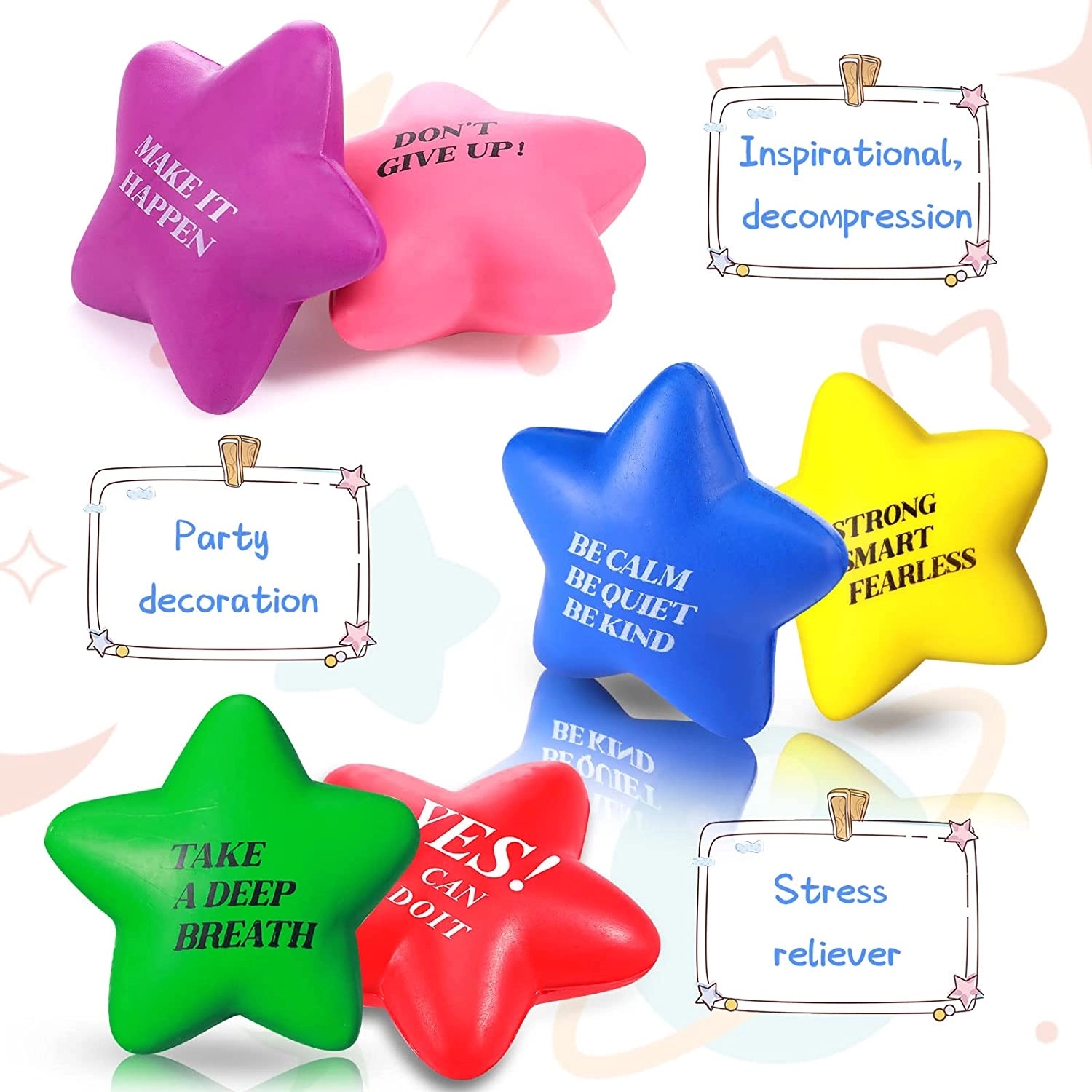 PU Star Stress Balls 2