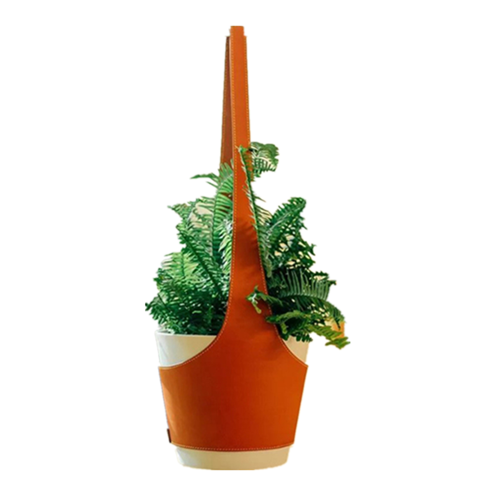 Indoor Leather Hanging Flower Pot 4
