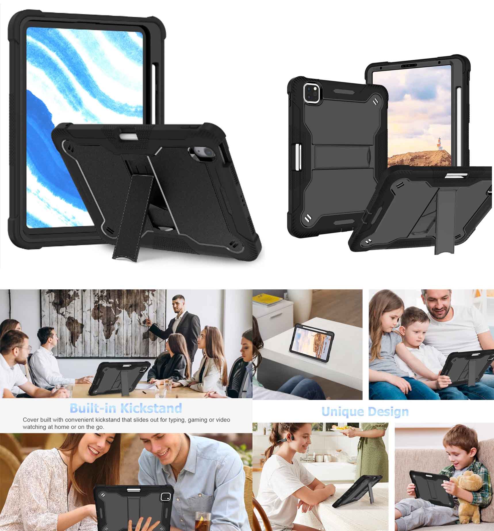 iBank ® Shockproof Case for iPad Air 11, Pro 11 M3/M2 (2025/2024) 2