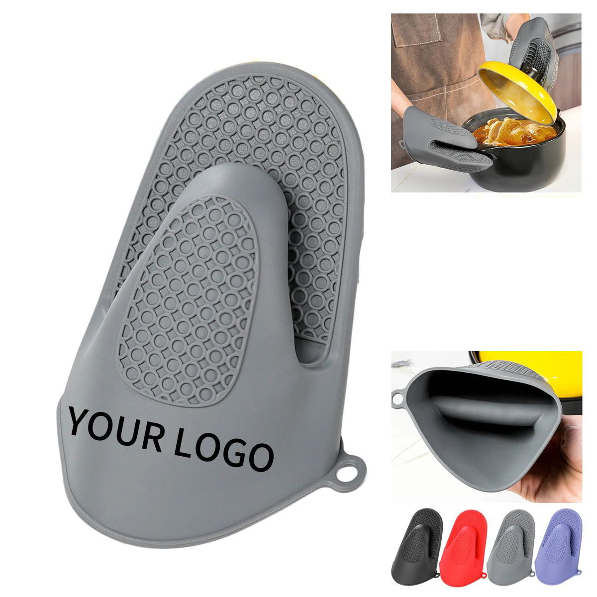 Silicone Safe Grip Hot Cookware Mitt 3
