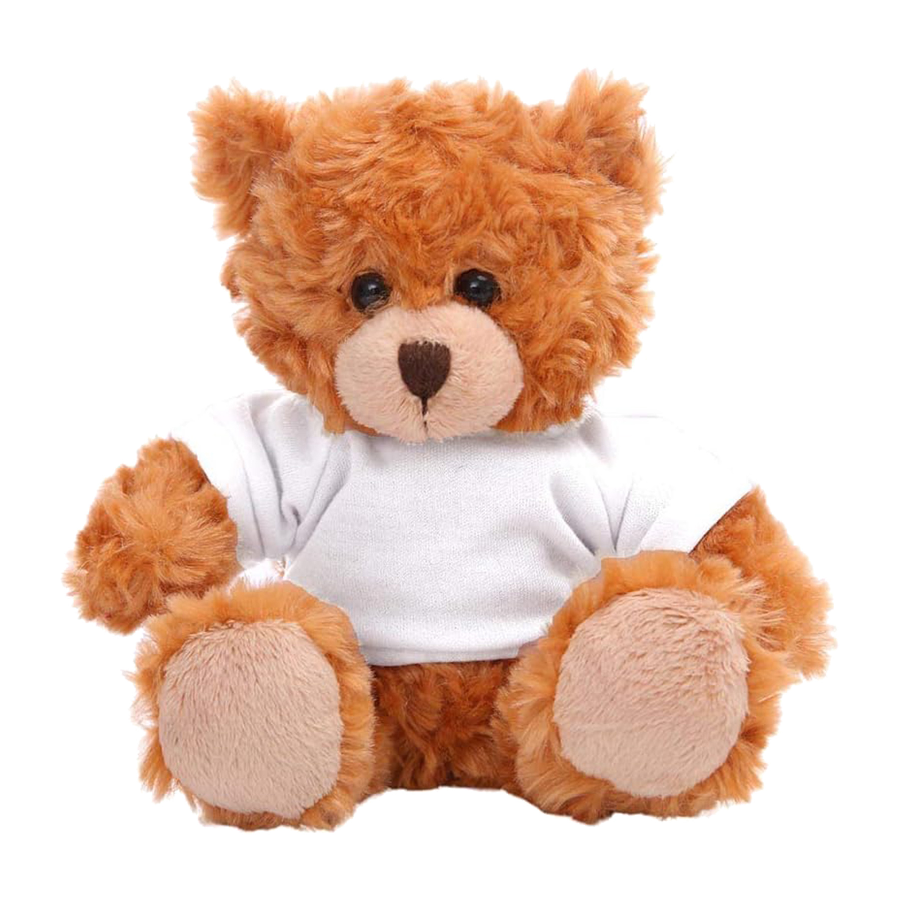 11'' Seated Style Stuffed Plush Teddy Beat With T-shirt 11