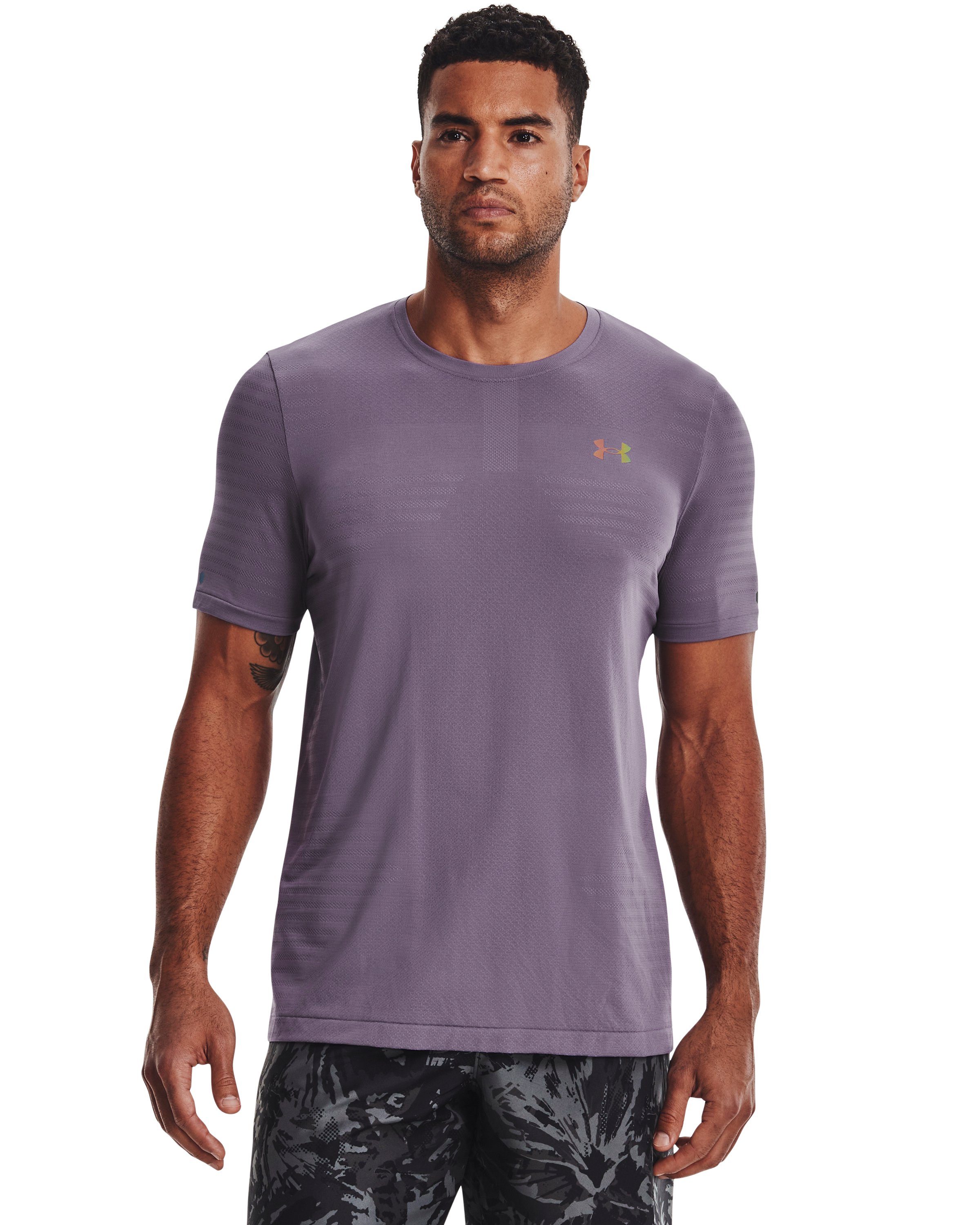 UA RUSH Seamless GeoSport Men's Short Sleeve 3