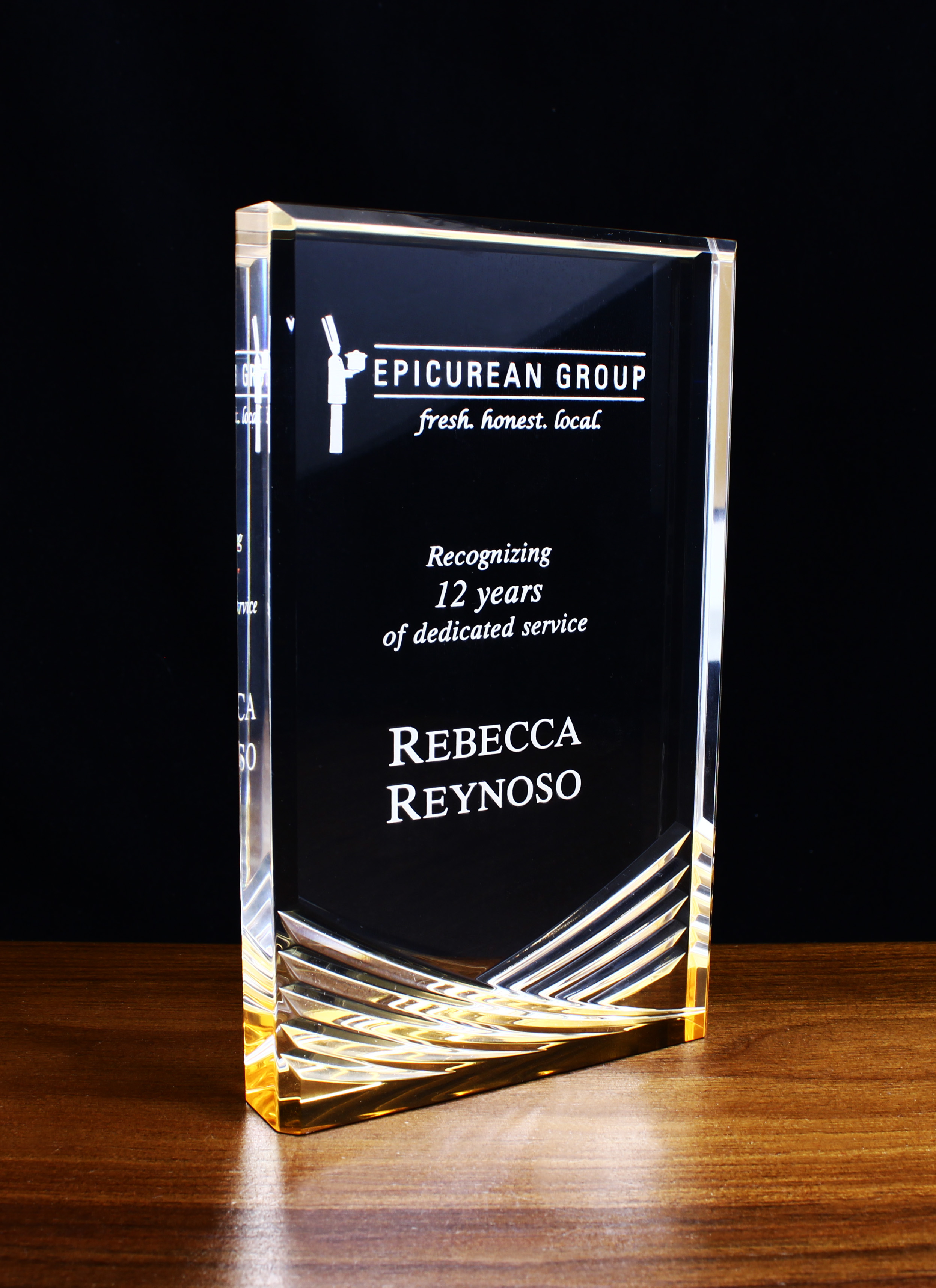 6" Lucite Inspire Award 1