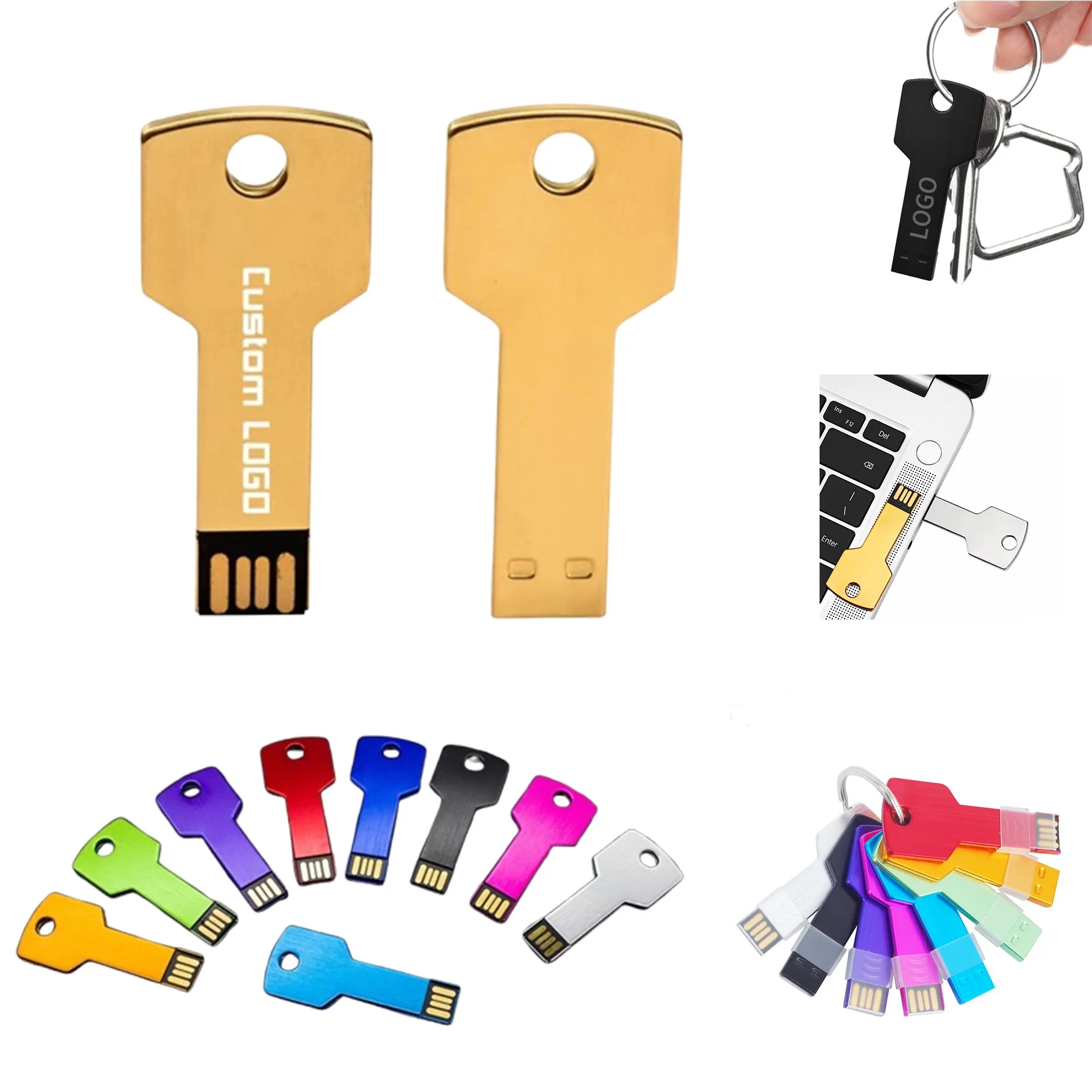 8G Keychain USB Flash Drive MOQ50 5